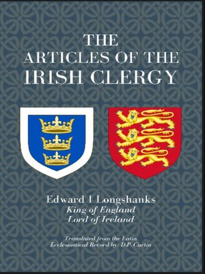 cover image of The Articles of the Irish Clergy